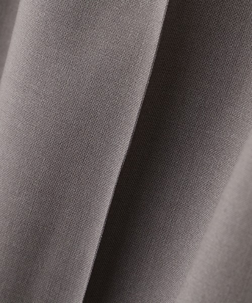 ETRE TOKYO(エトレトウキョウ)の「SANTEセンタープレスセミワイドリラクシーパンツ(スラックス・レディース・グレー/ブラック・S/M)」の10枚目の写真