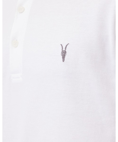 ALLSAINTS(オールセインツ)の「REFORM SHORT SLEEVE POLO SHIRT | REFORM 半袖 ポロシャツ(ポロシャツ・メンズ・ホワイト・S/XS/XL/L/M)」の5枚目の写真