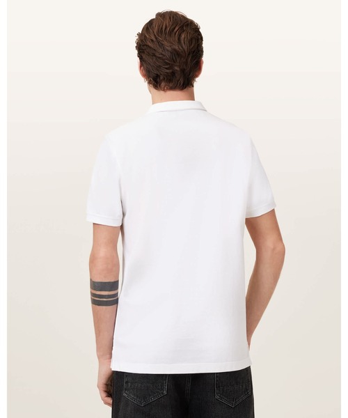 ALLSAINTS(オールセインツ)の「REFORM SHORT SLEEVE POLO SHIRT | REFORM 半袖 ポロシャツ(ポロシャツ・メンズ・ホワイト・S/XS/XL/L/M)」の7枚目の写真