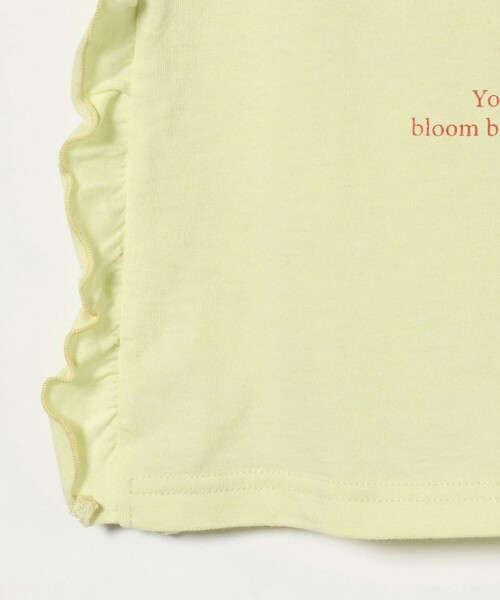 green label relaxing(グリーンレーベルリラクシング)の「フラワー プリントTシャツ / キッズ 100cm-130cm(Tシャツ/カットソー・キッズ・クリーム/オフホワイト/ネイビー・100cm/130cm/110cm/120cm)」の14枚目の写真