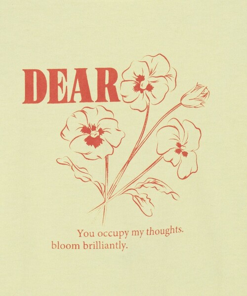 green label relaxing(グリーンレーベルリラクシング)の「フラワー プリントTシャツ / キッズ 100cm-130cm(Tシャツ/カットソー・キッズ・クリーム/オフホワイト/ネイビー・100cm/130cm/110cm/120cm)」の15枚目の写真