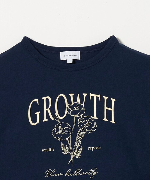 green label relaxing(グリーンレーベルリラクシング)の「フラワー プリントTシャツ / キッズ 100cm-130cm(Tシャツ/カットソー・キッズ・クリーム/オフホワイト/ネイビー・100cm/130cm/110cm/120cm)」の18枚目の写真