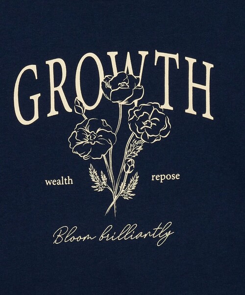 green label relaxing(グリーンレーベルリラクシング)の「フラワー プリントTシャツ / キッズ 100cm-130cm(Tシャツ/カットソー・キッズ・クリーム/オフホワイト/ネイビー・100cm/130cm/110cm/120cm)」の19枚目の写真