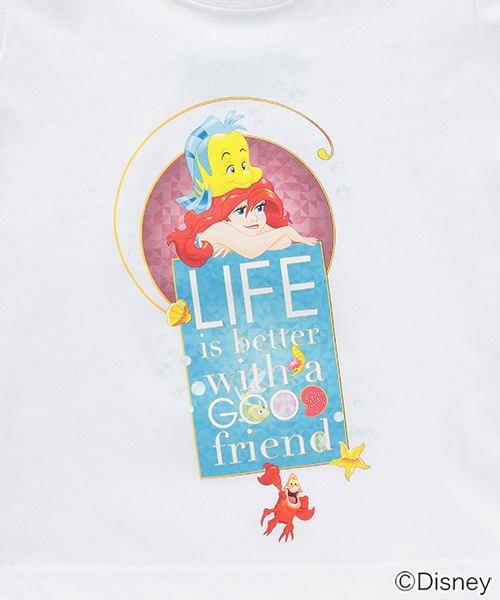 minimal（ミニマル）の「【防汚撥水】【ディズニープリンセス】パフスリーブＴシャツ（Tシャツ/カットソー・キッズ・ホワイト/ラベンダー・100cm/110cm/120cm/130cm/140cm）」の5枚目の写真