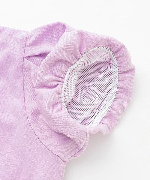 minimal（ミニマル）の「【防汚撥水】【ディズニープリンセス】パフスリーブＴシャツ（Tシャツ/カットソー・キッズ・ホワイト/ラベンダー・100cm/110cm/120cm/130cm/140cm）」の8枚目の写真