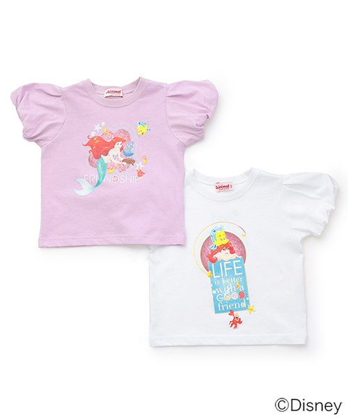 minimal（ミニマル）の「【防汚撥水】【ディズニープリンセス】パフスリーブＴシャツ（Tシャツ/カットソー・キッズ・ホワイト/ラベンダー・100cm/110cm/120cm/130cm/140cm）」の12枚目の写真