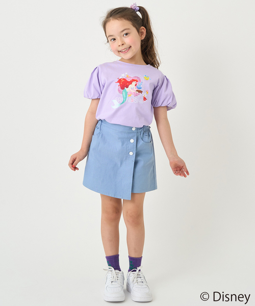 minimal（ミニマル）の「【防汚撥水】【ディズニープリンセス】パフスリーブＴシャツ（Tシャツ/カットソー・キッズ・ホワイト/ラベンダー・100cm/110cm/120cm/130cm/140cm）」の16枚目の写真