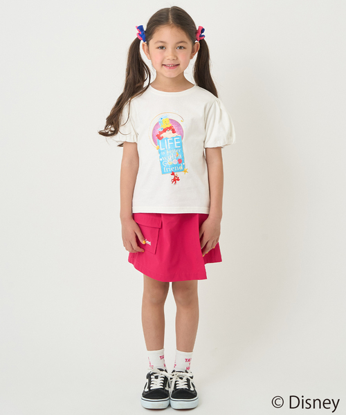 minimal（ミニマル）の「【防汚撥水】【ディズニープリンセス】パフスリーブＴシャツ（Tシャツ/カットソー・キッズ・ホワイト/ラベンダー・100cm/110cm/120cm/130cm/140cm）」の21枚目の写真