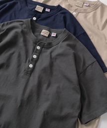 Goodwear（グッドウェア）の「【75】【Goodwear/グッドウェア】 ヘビーウェイト USAコットン ヘンリーネック 半袖Tシャツ/レギュラーシルエット/26SS新色追加（Tシャツ/カットソー）」