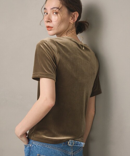 ベロア コンパクト ショートスリーブTシャツ（Tシャツ