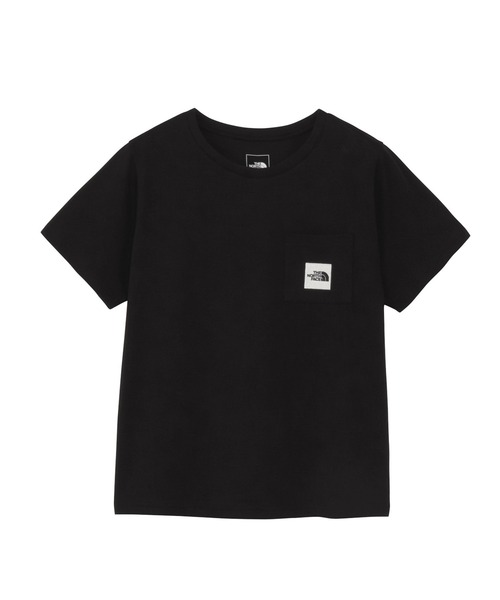 THE NORTH FACE（ザノースフェイス）の「ザ ノース フェイス THE NORTH FACE S/S SquareLogo Pocket Tee_ショートスリーブスクエアロゴポケットティー（Tシャツ/カットソー・レディース・ブラウン/ホワイト/ブラック・S/M/L/XL）」の3枚目の写真