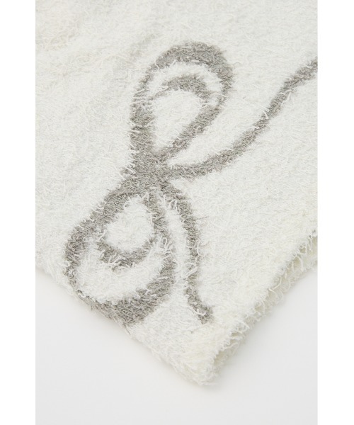 SLY（スライ）の「RIBBON JQ BEANIE リボン ジャガード ビーニー（ニットキャップ/ビーニー・レディース・ホワイト/ブラック/グレー・FREE）」の7枚目の写真