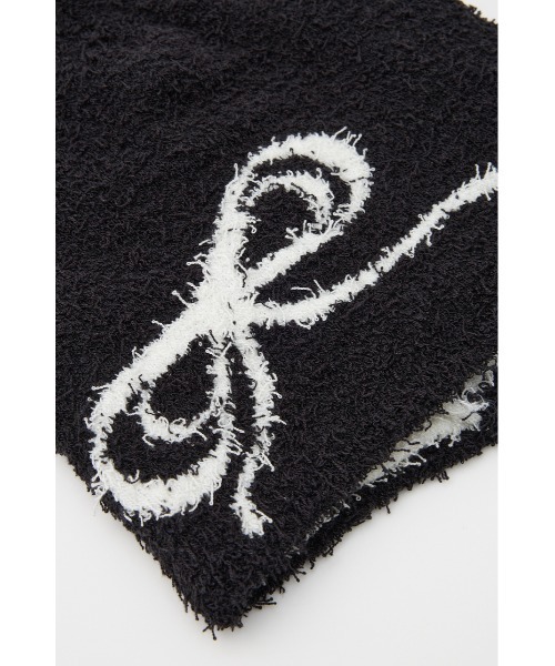 SLY（スライ）の「RIBBON JQ BEANIE リボン ジャガード ビーニー（ニットキャップ/ビーニー・レディース・ホワイト/ブラック/グレー・FREE）」の14枚目の写真