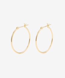 ESTELLE ゴールドカラー フープピアス 両耳用 ESTELLE｜エステールのピアス（両耳用）（リング・フープ）通販 - ZOZOTOWN