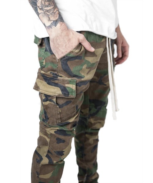 mnml（ミニマル）の「【mnml】CARGO DRAWCORD PANTS [I]（カーゴパンツ・メンズ・ブラック/カモフラージュ/オリーブ・S/XS/L/M/XL/XXL）」の19枚目の写真