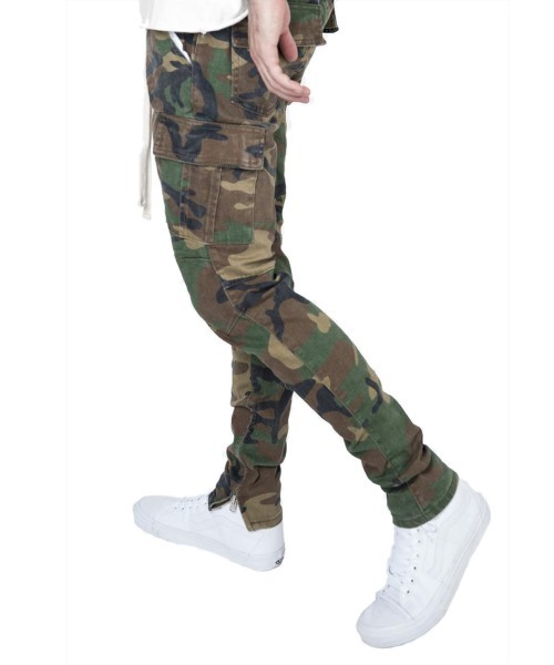 mnml（ミニマル）の「【mnml】CARGO DRAWCORD PANTS [I]（カーゴパンツ・メンズ・ブラック/カモフラージュ/オリーブ・S/XS/L/M/XL/XXL）」の11枚目の写真