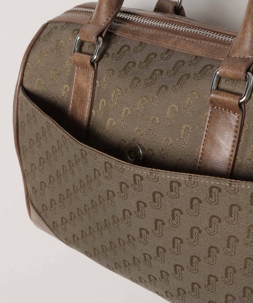 JEANASIS(ジーナシス)の「スタッズジャガードモノグラムボストン/576823(ボストンバッグ・レディース・レッド系その他/ブラック系その他/カーキ系・FREE)」の10枚目の写真