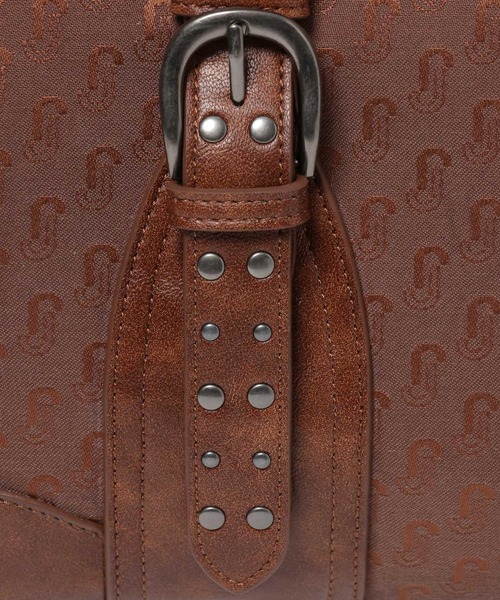 JEANASIS(ジーナシス)の「スタッズジャガードモノグラムボストン/576823(ボストンバッグ・レディース・レッド系その他/ブラック系その他/カーキ系・FREE)」の18枚目の写真