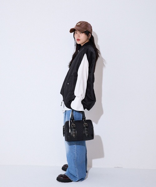 4/2までタイムセール☆美品 JEANASIS ジャガードモノグラムボストン 楽天市場】【SALE／50%OFF】ジャガードモノグラムボストン