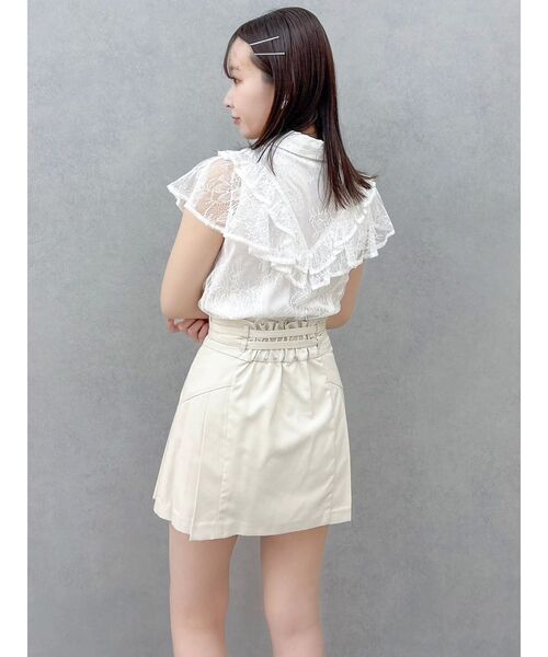 dazzlin（ダズリン）の「ラッフルフリルブラウス（シャツ/ブラウス・レディース・ホワイト/グレー/オフホワイト・FREE）」の18枚目の写真