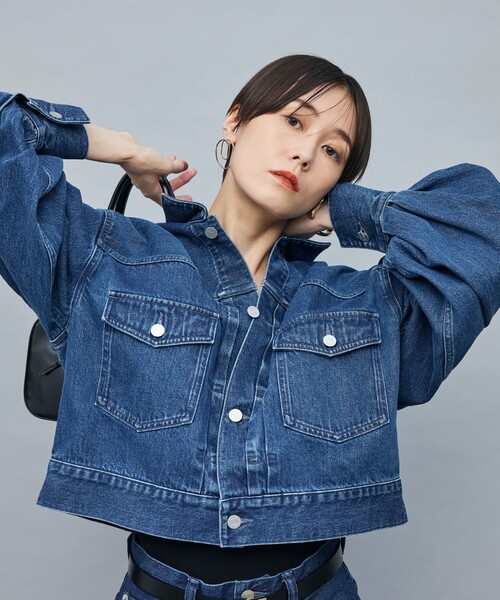 セール】【RM denim】袖ボリュームGジャン（デニムジャケット）｜Rie