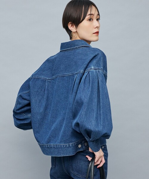 Rie Miller(リエミラー)の「【RM denim】袖ボリュームGジャン(デニムジャケット・レディース・インディゴブルー・FREE)」の12枚目の写真