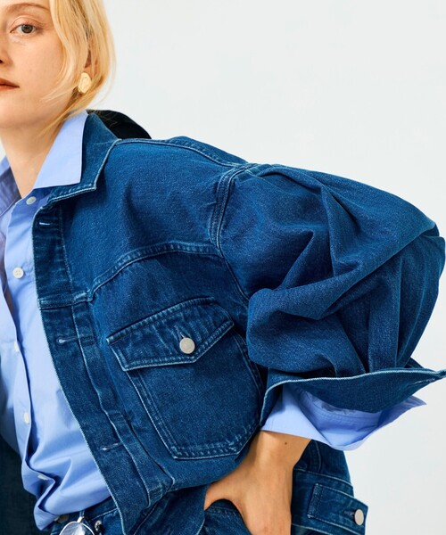 セール】【RM denim】袖ボリュームGジャン（デニムジャケット）｜Rie