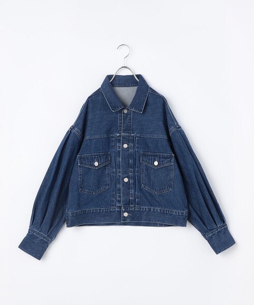 セール】【RM denim】袖ボリュームGジャン（デニムジャケット）｜Rie