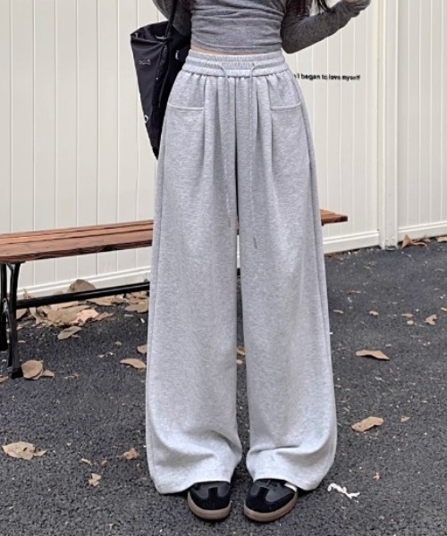 Teem Store(チームストア)の「スウェットワイドパンツ(その他パンツ・レディース・ネイビー/グレー/ブラック・L/M)」の5枚目の写真