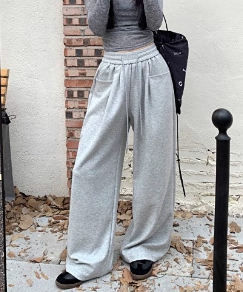 Teem Store(チームストア)の「スウェットワイドパンツ(その他パンツ・レディース・ネイビー/グレー/ブラック・L/M)」の7枚目の写真