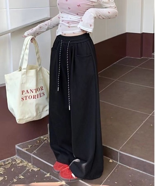 Teem Store(チームストア)の「スウェットワイドパンツ(その他パンツ・レディース・ネイビー/グレー/ブラック・L/M)」の10枚目の写真