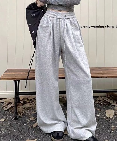Teem Store(チームストア)の「スウェットワイドパンツ(その他パンツ・レディース・ネイビー/グレー/ブラック・L/M)」の13枚目の写真