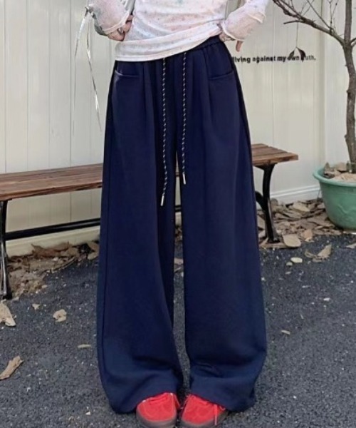 Teem Store(チームストア)の「スウェットワイドパンツ(その他パンツ・レディース・ネイビー/グレー/ブラック・L/M)」の12枚目の写真