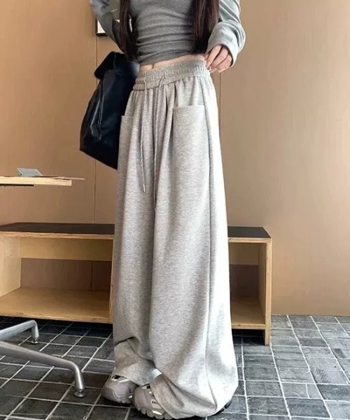 Teem Store(チームストア)の「スウェットワイドパンツ(その他パンツ・レディース・ネイビー/グレー/ブラック・L/M)」の20枚目の写真