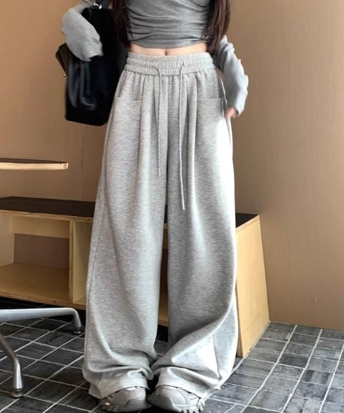 Teem Store(チームストア)の「スウェットワイドパンツ(その他パンツ・レディース・ネイビー/グレー/ブラック・L/M)」の19枚目の写真