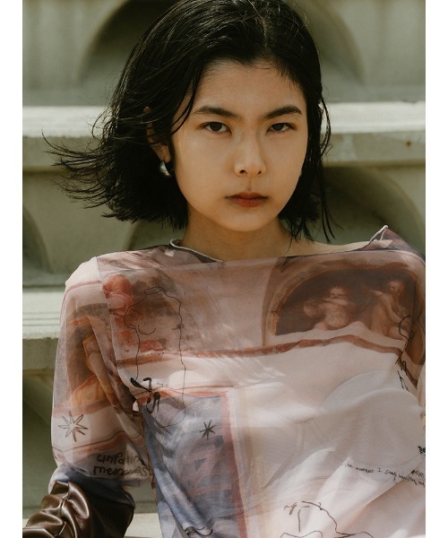 sahara（サハラ）の「sahara× KOTOKA IZUMI Sheer Top（Tシャツ/カットソー・レディース・その他1/その他2/その他3/その他4・FREE）」の9枚目の写真