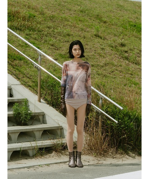 sahara（サハラ）の「sahara× KOTOKA IZUMI Sheer Top（Tシャツ/カットソー・レディース・その他1/その他2/その他3/その他4・FREE）」の12枚目の写真