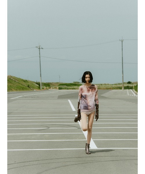 sahara（サハラ）の「sahara× KOTOKA IZUMI Sheer Top（Tシャツ/カットソー・レディース・その他1/その他2/その他3/その他4・FREE）」の6枚目の写真