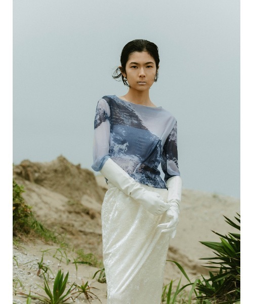 sahara（サハラ）の「sahara× KOTOKA IZUMI Sheer Top（Tシャツ/カットソー・レディース・その他1/その他2/その他3/その他4・FREE）」の19枚目の写真