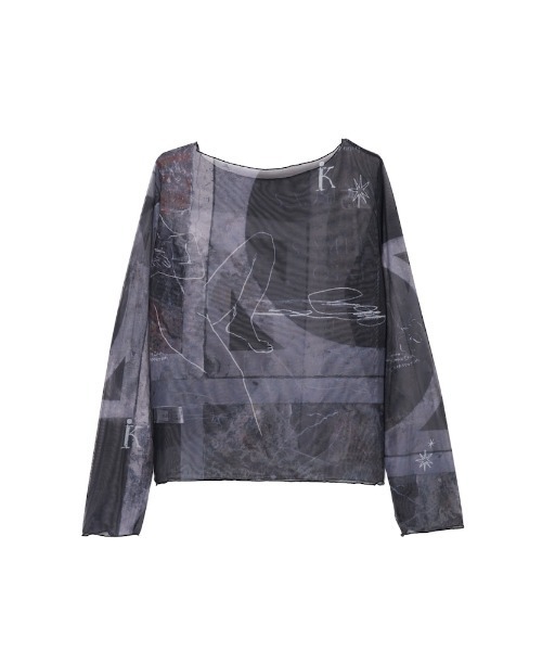 sahara（サハラ）の「sahara× KOTOKA IZUMI Sheer Top（Tシャツ/カットソー・レディース・その他1/その他2/その他3/その他4・FREE）」の5枚目の写真