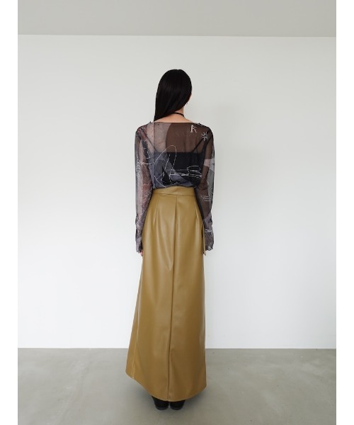 セール】sahara× KOTOKA IZUMI Sheer Top（Tシャツ/カットソー