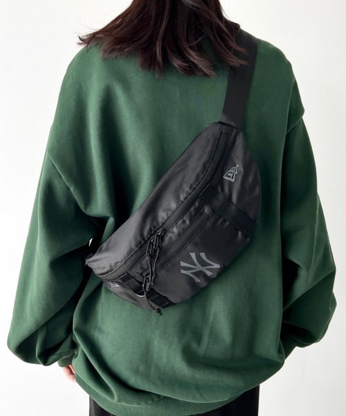 NEW ERA（ニューエラ）の「NEW ERA (ニューエラ)/MLB WAIST BAG/軽量 ロゴプリント ボディバッグ ウエストバッグ ウエストポーチ ヒップサック（ボディバッグ/ウエストポーチ・レディース・ブラック・FREE）」の7枚目の写真