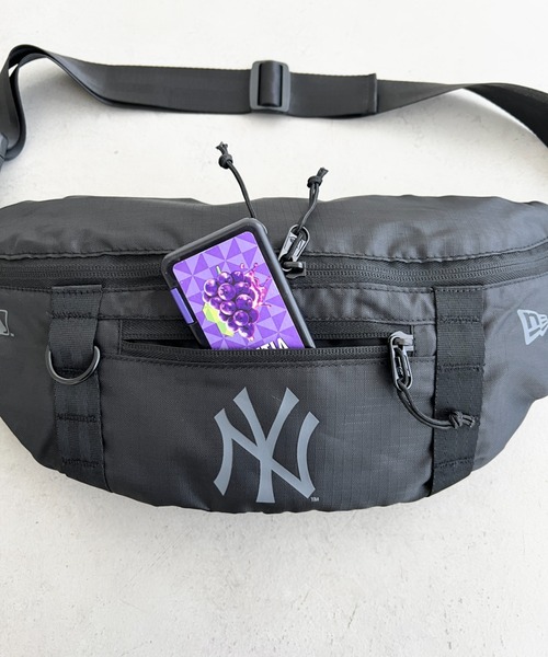 NEW ERA（ニューエラ）の「NEW ERA (ニューエラ)/MLB WAIST BAG/軽量 ロゴプリント ボディバッグ ウエストバッグ ウエストポーチ ヒップサック（ボディバッグ/ウエストポーチ・レディース・ブラック・FREE）」の16枚目の写真
