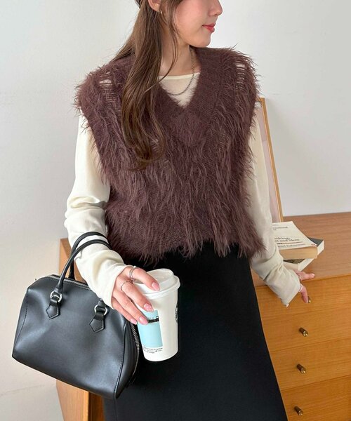 フェザーヤーンスカシVベスト（ベスト）｜DISCOAT（ディスコート）の