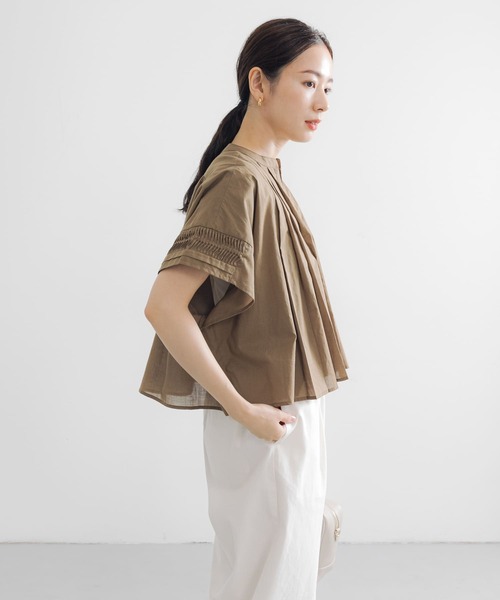 URBAN RESEARCH / アーバンリサーチ ハーフスリーブタックショートシャツ セール】ハーフスリーブタックショートシャツ（シャツ/ブラウス