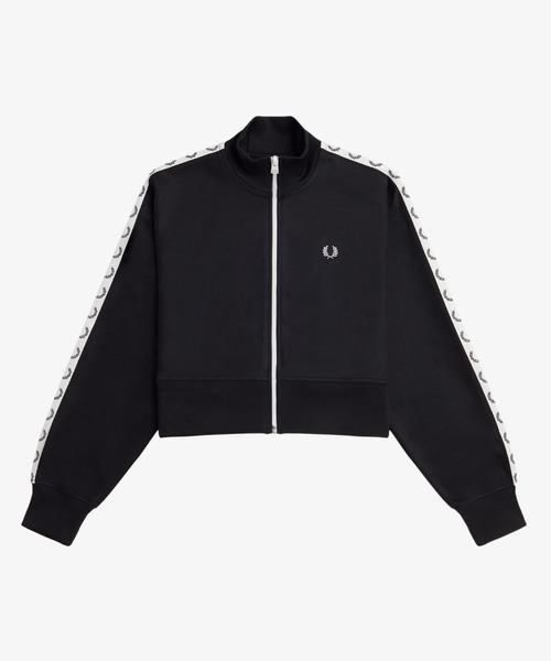 FRED PERRY クロップドテープドトラックジャケット FRED PERRY フレッドペリー テープド・トラックジャケット J4620