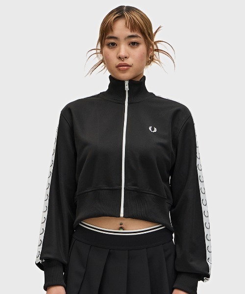 fredperry フレッドペリー トラックジャケット ジャージ ブラック M FRED PERRY ジャージ Track Jacket／フレッドペリートラック