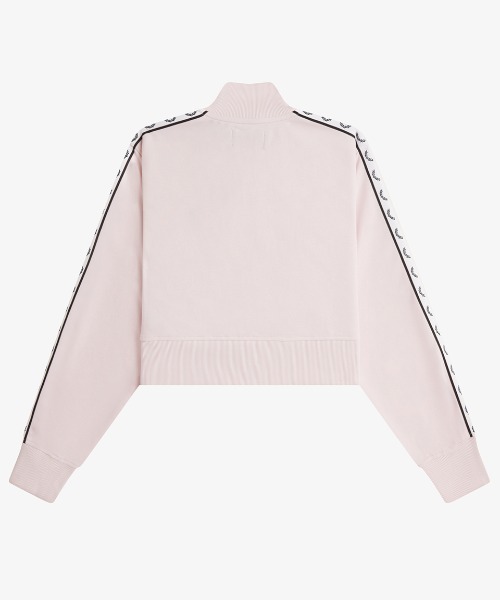 FRED PERRY(フレッドペリー)の「Cropped Taped Track Jacket/クロップドトラックジャケット(ジャージ・レディース・ピンク/ブラック・10)」の16枚目の写真