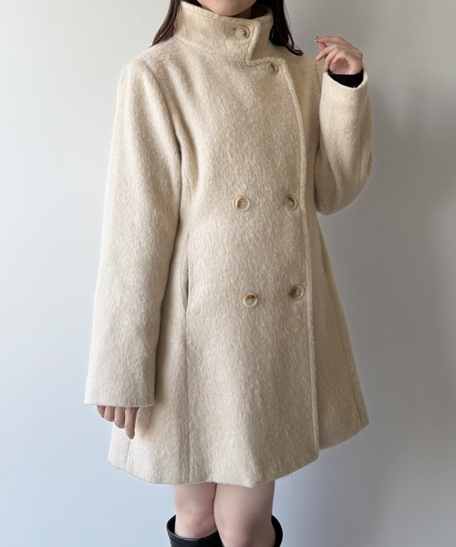 セール】2wayカラーシャギーミドルコート（その他アウター）｜mipiarl