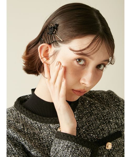 LILY BROWN（リリーブラウン）の「マルチローズクリップ（ヘアピン